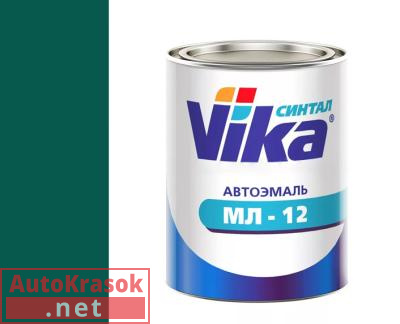 Краска морская волна УАЗ, эмаль МЛ-12, 0,8 кг,  VIKA