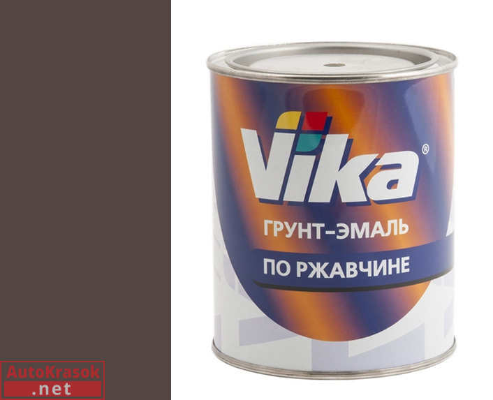Грунт-эмаль "3 в 1", цвет RAL 8017 шоколадно-коричневый, 0,90 кг, VIKA
