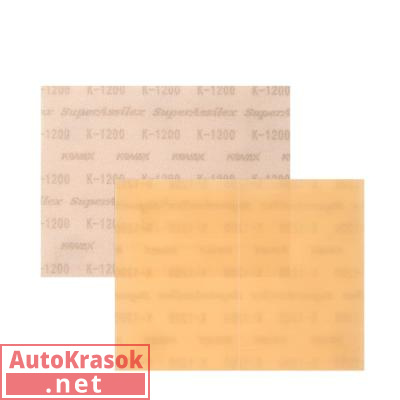 Шлифовальный лист Superassilex Orange K1200, 170*130 мм, 1911510, Kovax