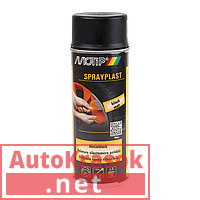 Краска Эмаль винил черная матовая SPRAYPLAST Мотип, уп. 400мл (шт.), 396519 Motip