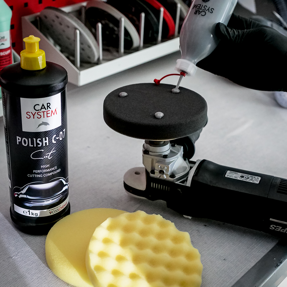Финишный полировальный круг Finish Foam Black AH, мягкий черный, 145 мм (1шт), CarSystem Финишный полировальный круг Finish Foam Black AH, мягкий черный, 145 мм (1шт), CarSystem