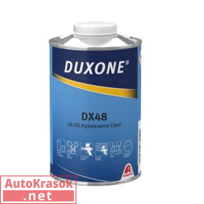 Лак 2К HS акриловый DX48, универсальный, 1 л, 1250063210, Duxone