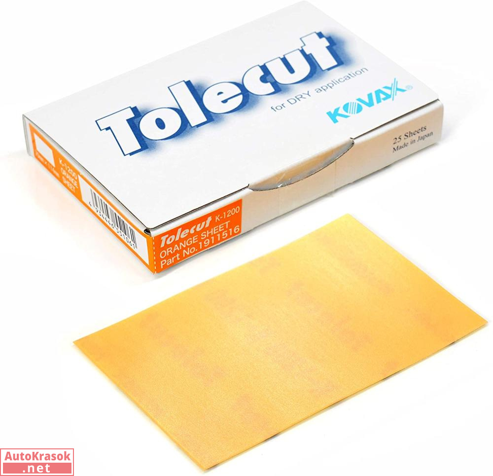 Клейкий лист Tolecut Orange K1200, оранжевый, 114*70 мм, Kovax