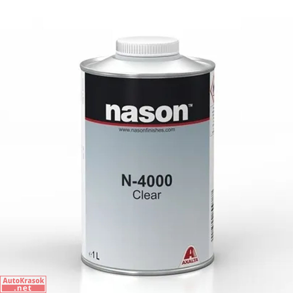 Лак 2К прозрачный N-4000 HS Clear, 1 л, 1250089978, NASON