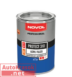 Грунт HS Протект 310 Новол серый, уп. 1л без отв. 37111, Novol