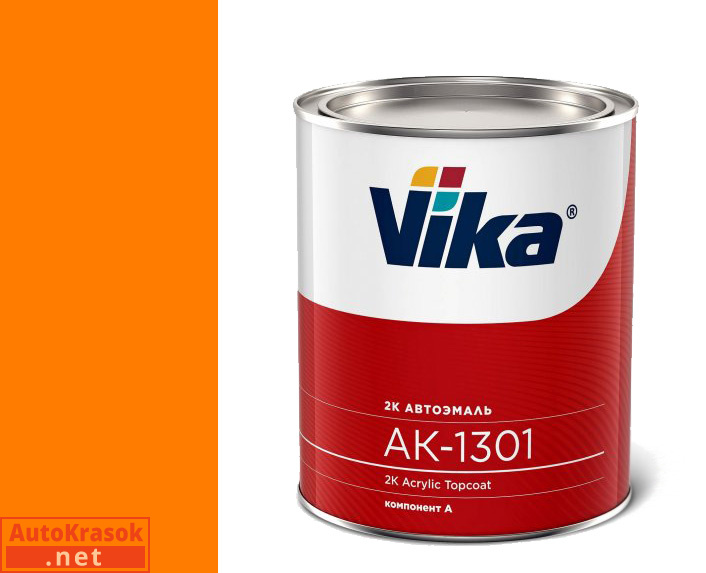 RAL 2004 оранжевый, акриловая эмаль АК1301, 0,85 кг, VIKA RAL 2004 оранжевый, акриловая эмаль АК1301, 0,85 кг, VIKA
