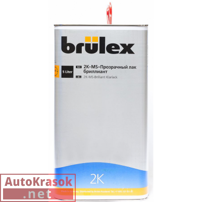 Лак Brulex 2K MS Прозрачный Бриллиант 5л, 932750126, BRULEX