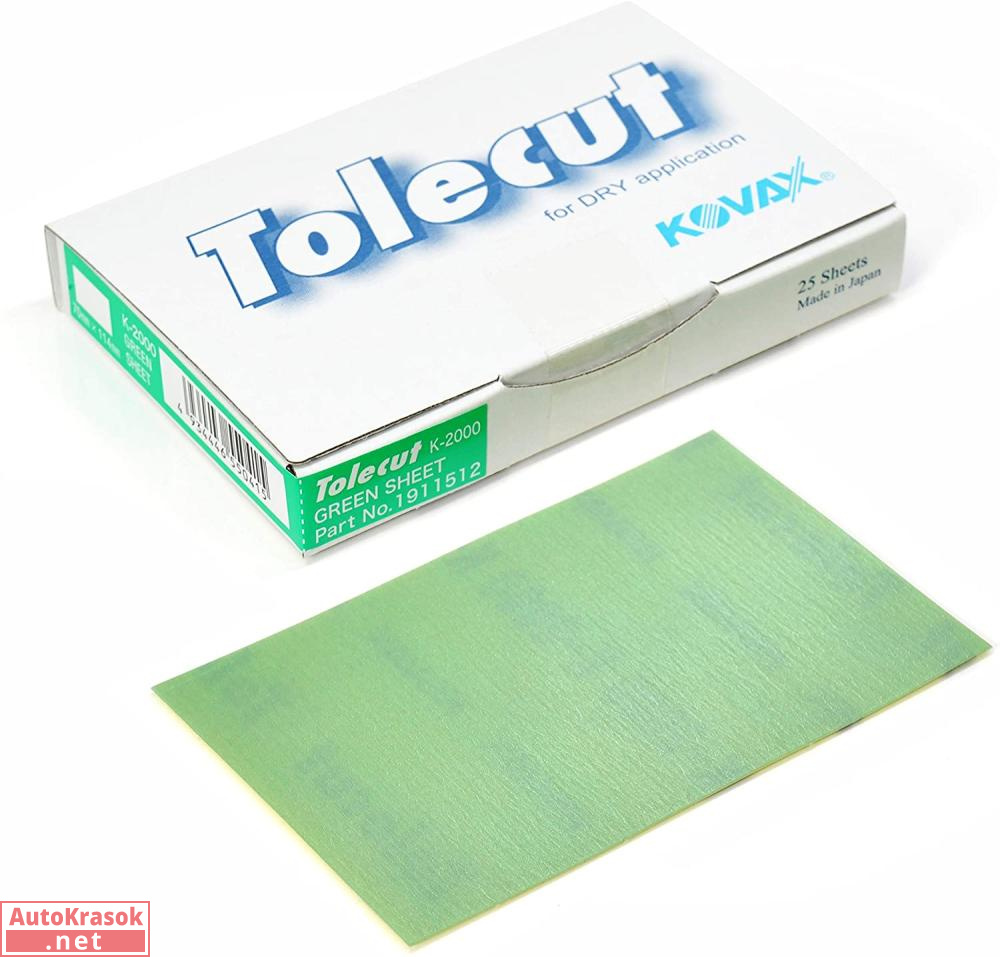 Клейкий лист Tolecut Green K2000, зеленый, 114*70 мм, Kovax