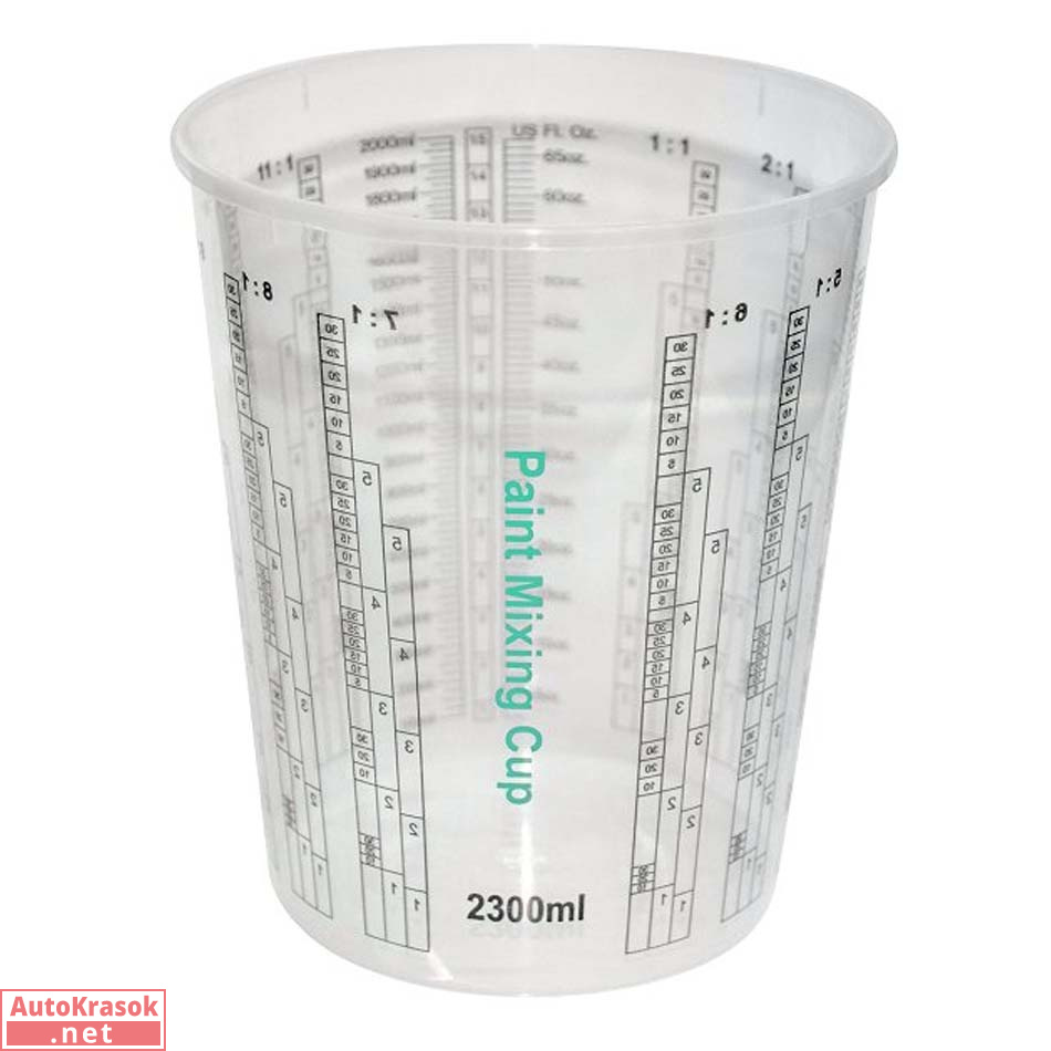 Мерная емкость для смешивания, Neutral, 2300 мл (100 шт.), 1.4220.2300, NO BRAND