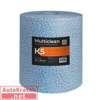 Обезжиривающая салфетка в рулоне MULTICLEAN, 32 * 36 см, рулон 500 отрывов, 610.7644, K5