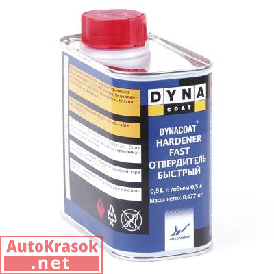 Отвердитель Дайна универсальный Fast, уп 0.5 л, 374476, Dynacoat