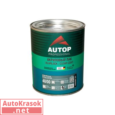 Лак матовый 2K Clear Coat Matt 40/00, 1 л, ATR-CR40/00-1, Autop