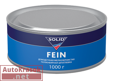 Шпатлевка доводочная FEIN мелкозернистая, белая, 1 кг, 317.1000, SOLID