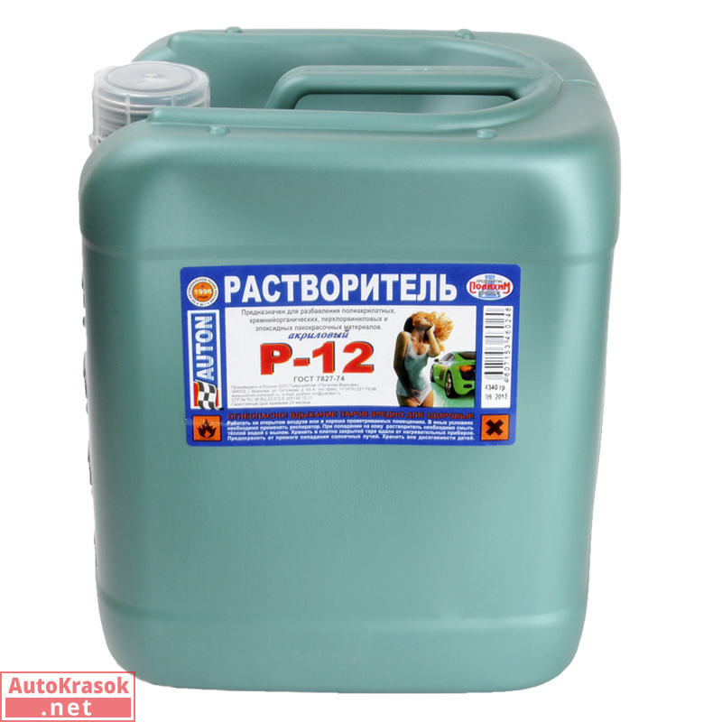 Растворитель "Полихим" акриловый Р-12, медленный, 5 л, ATN-S46024, Полихим