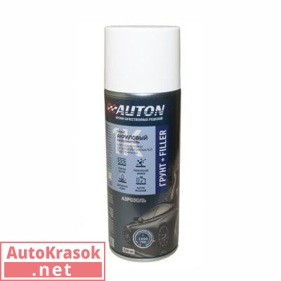 Грунт акриловый 1К ACRYL FILLER, белый спрей-аэрозоль, 520 мл ATN-A07367, AUTON