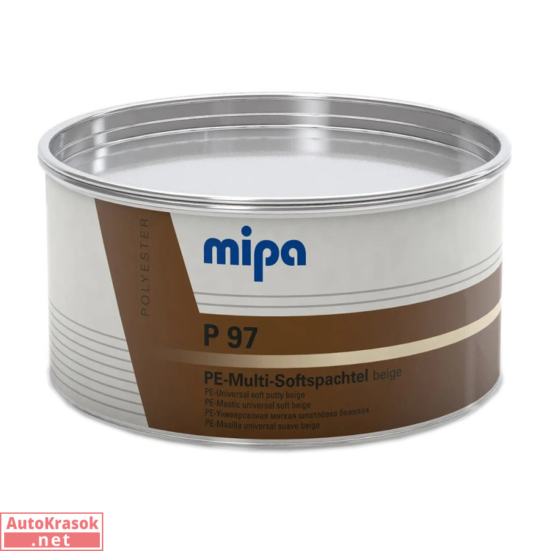 Шпатлевка универсальная P97 Multi-Soft, мягкая бежевая, 2кг, 292620000, Mipa