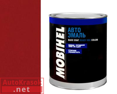 Краска 110 рубин, 1К автоэмаль алкидная, 1 л, 40926502 MOBIHEL
