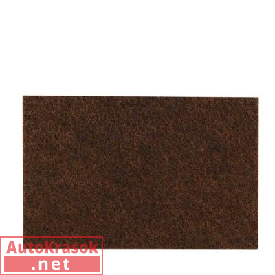 Губка нетканая скотч брайт IFLEX HD Medium Tan, коричневая, 150*230 мм, IS-IF-HP-15-23-HD-TAN, ISISTEM
