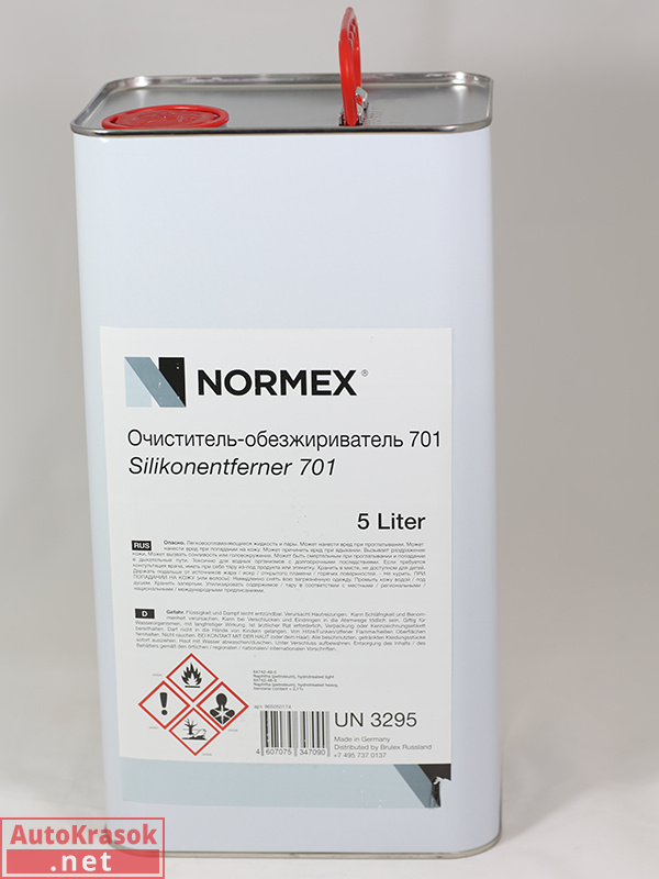 Очиститель-обезжириватель силикона, 701, 5л, 965050174, Normex