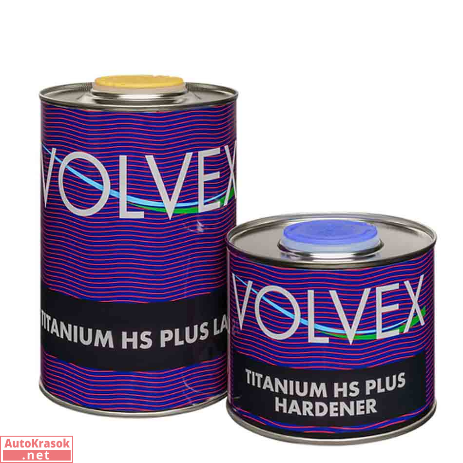 Лак акриловый TITANIUM HS PLUS, 1+0,5л (комплект), VOLVEX