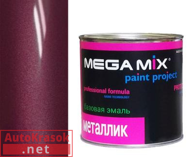 Краска 105 Франкония (оттенок РК) эмаль металлик, 880 мл,  MegaMix