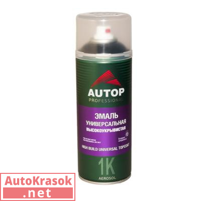Краска Эмаль алкидная высокоукрывистая №11, черная глянцевая, 520 мл, ATP-A07282 Autop