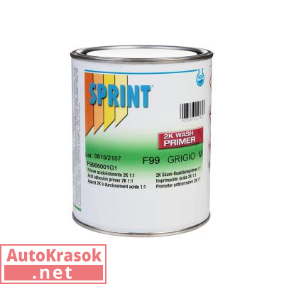 F99 Грунт Спринт виниловый Wash Primer, уп. 1л/1,13кг F9906001G1, SPRINT ICR
