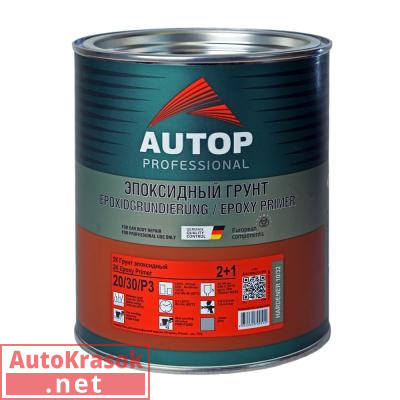 Грунт эпоксидный 20/30, 2К Primer Epoxy 2+1, серый, 1 л ATP-PR20/30-1/P3, Autop
