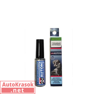 Лак акриловый с кисточкой, для подкраски, штрих-корректор 8 мл, , AUTON
