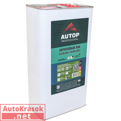 Лак акриловый 2K Clear HS Universal 40/50, 5 л, ATP-CR40/50-5, Autop