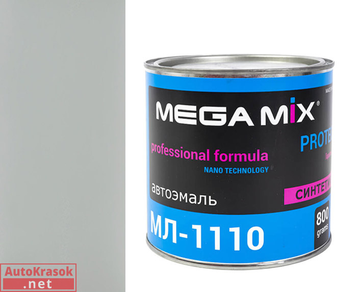 671 серая, МЛ-1110 автоэмаль,  0,80 кг, , MegaMix