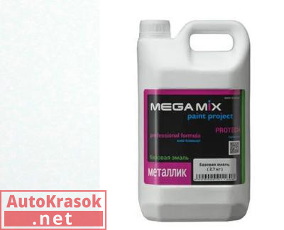 Краска 040 Тойота, эмаль металлик, 3100 гр,  MegaMix