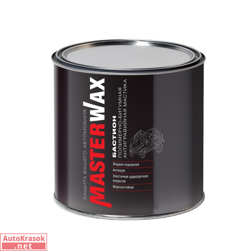 Мастика БАСТИОН полимерно-битумная, 1 кг, MasterWax