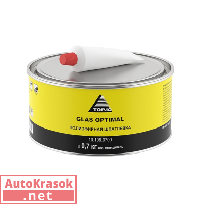 Шпатлевка GLAS OPTIMAL 0,7 кг, 10.108.0700, TOP.10