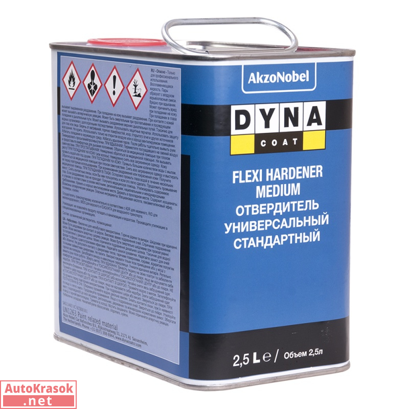 Отвердитель Дайна FLEXI Medium для лака 6000/7000, 2,5 л, 541164, Dynacoat