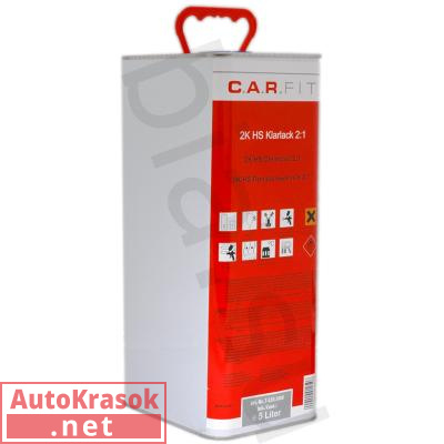 Прозрачный лак HS 2К 2+1 Карфит, уп. 5 л, 7-220-5000, C.A.R.FIT