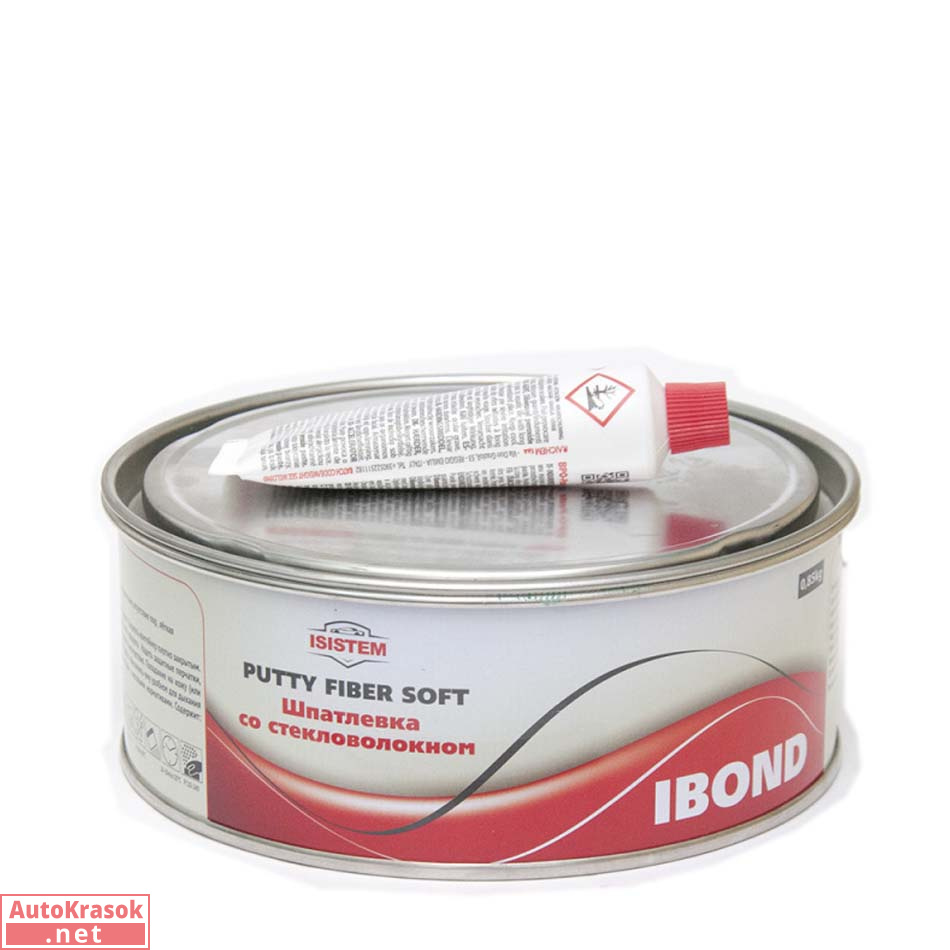 Шпатлевка со стекловолокном FIBER IBOND, зеленая, 0,85 кг, ISISTEM Шпатлевка со стекловолокном FIBER IBOND, зеленая, 0,85 кг, ISISTEM