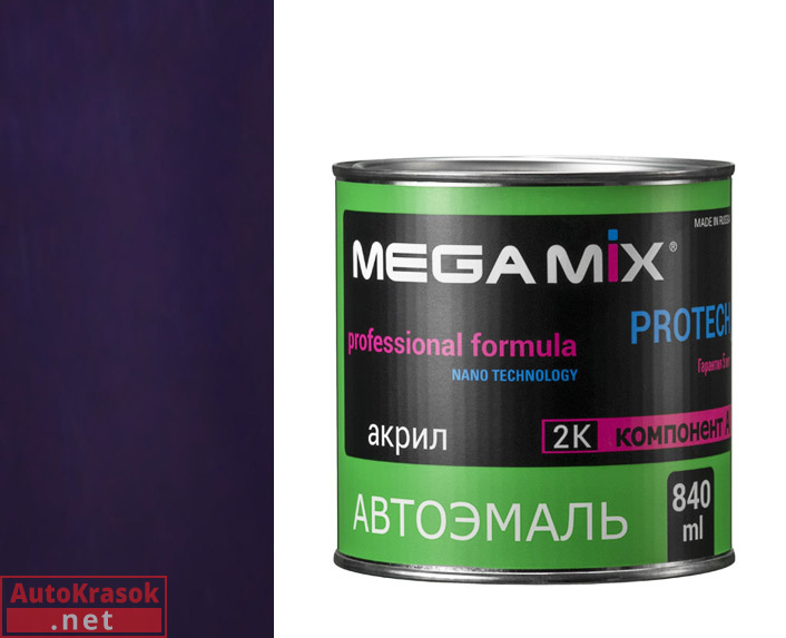 447 Синия полночь, эмаль акриловая АК-1311, 0,8 кг, MegaMix 447 Синия полночь, эмаль акриловая АК-1311, 0,8 кг, MegaMix