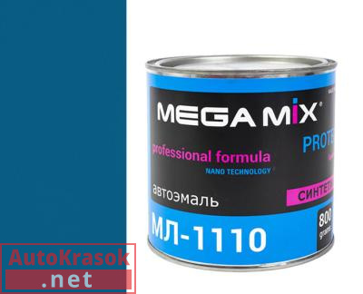 Краска 400 босфор, МЛ-1110 автоэмаль,  0,80 кг,  MegaMix