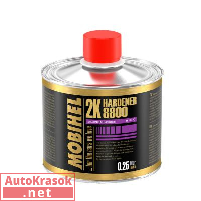 Отвердитель 8800, для 2К MS прозрачного лака, (18–27С), 0,25 л, 41947911, MOBIHEL