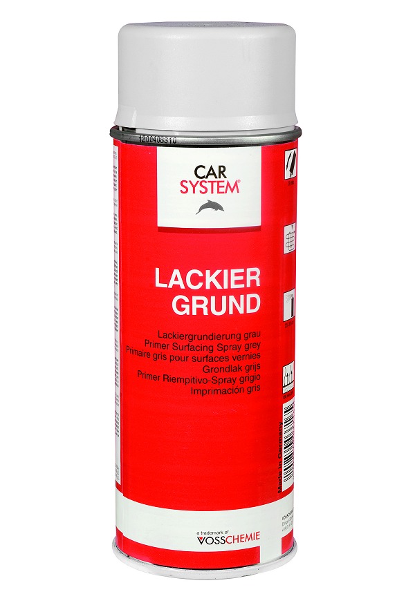 Аэрозольный адгезионный грунт, серый, 400 мл, 126024, CarSystem