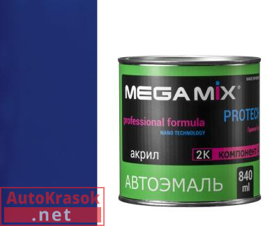 Краска 403 Монте-карло, эмаль акриловая АК-1311, 0,8 кг,  MegaMix