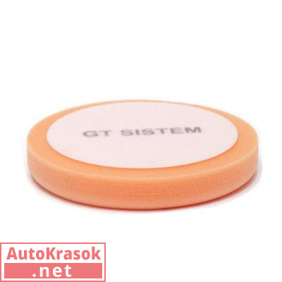 Полировальный поролоновый круг 150*30 мм, жесткий, оранжевый, GTS.150.30.HR.ORA, ISISTEM