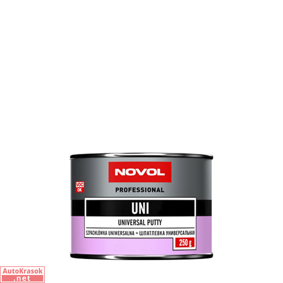 Шпатлевка универсальная UNI Новол, 0,25 кг, 1100, Novol