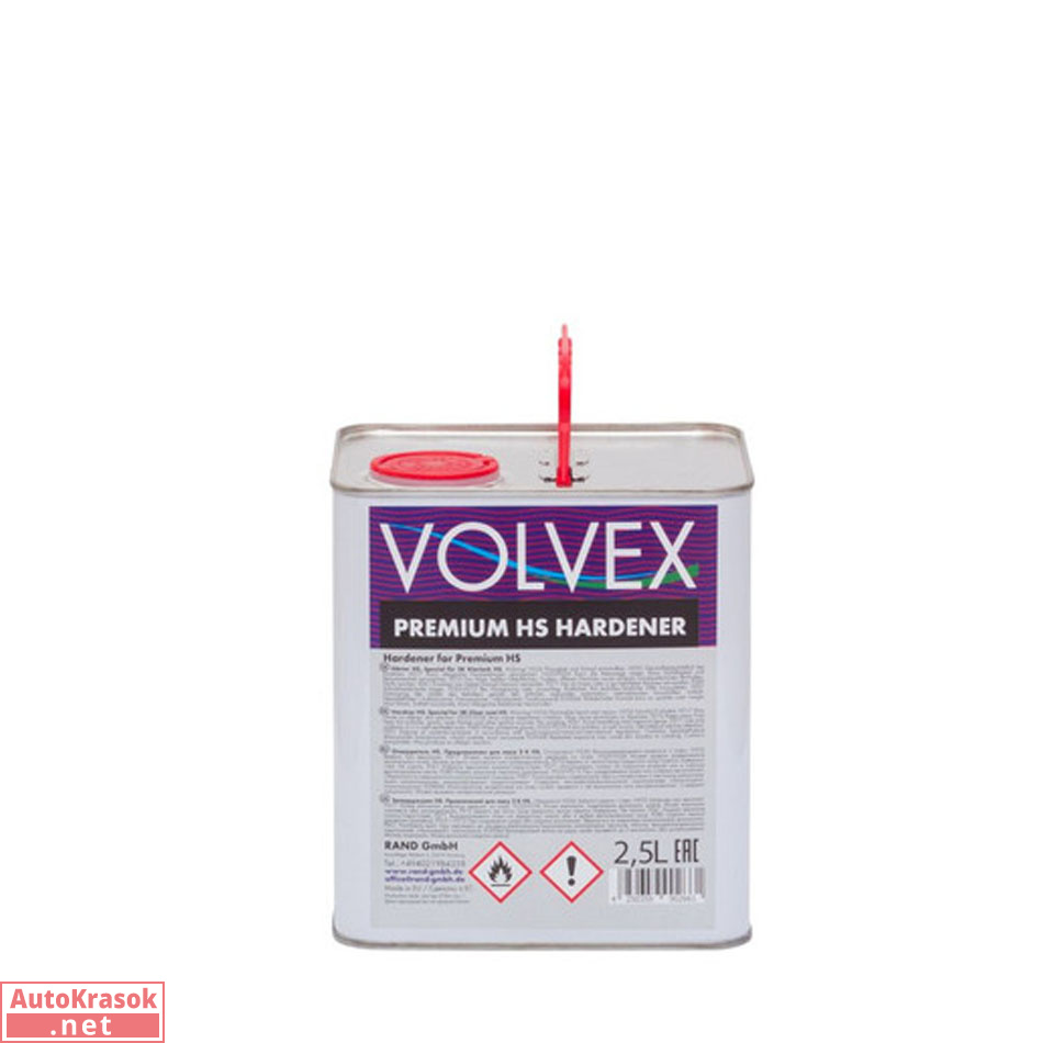 Отвердитель на выбор (Slow, Standart, Fast), для лака Premium HS, 2,5 л, , VOLVEX