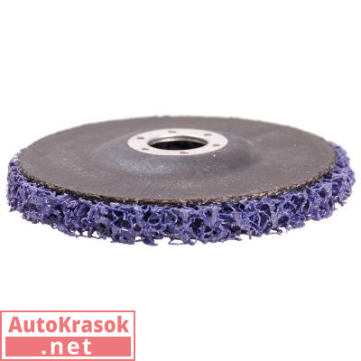 Диск для удаления ржавчины и краски пурпурный, для УШМ, 125*22 мм, 225040, Китай/Россия