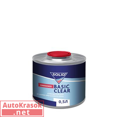 Отвердитель для 2K акрил-уретанового лака BASIC CLEAR, 0,5 л, 3211.0500, SOLID