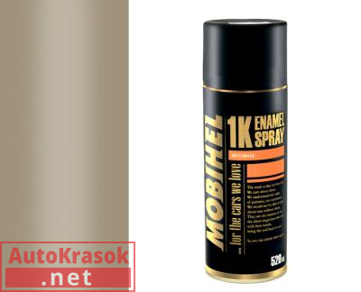Краска 236 бежевая, аэрозоль алкидная, 520 мл, 40464302А MOBIHEL