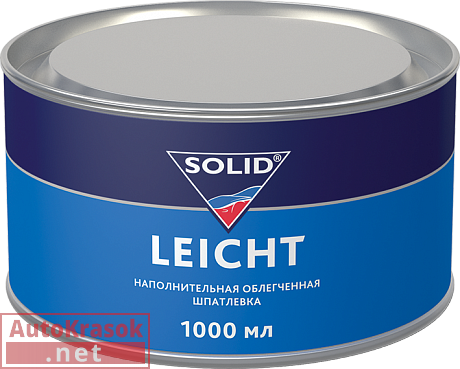 Шпатлевка облегченная LEICHT, бежевая, 1 кг, 310.1000, SOLID