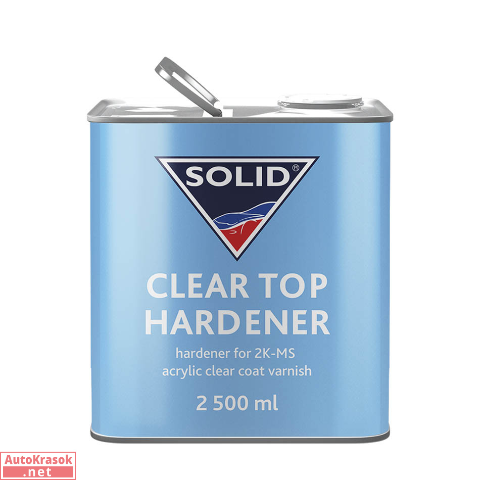Отвердитель для 2K акрил-уретанового лака SOLID CLEARTOP, 2,5 л, SOLID